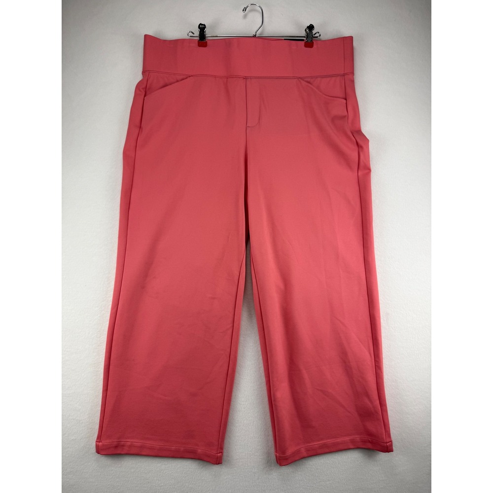 Torrid Studio Luxe Ponte Wide Leg Pants Womens 2S Tea Rose Pink NWT